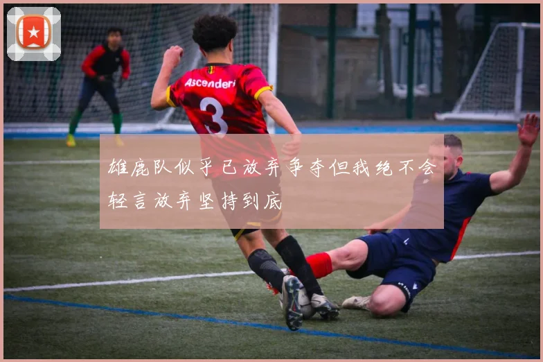 雄鹿队似乎已放弃争夺但我绝不会轻言放弃坚持到底